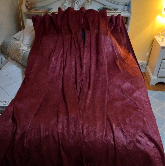 jcpenney Accents Jcpenney Home Collection Burgundy Curtains With